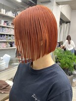 ヴァーディ オモテサンドウ(Vardy omotesando)&nbsp;ブラッドオレンジ×切りっぱなしボブ