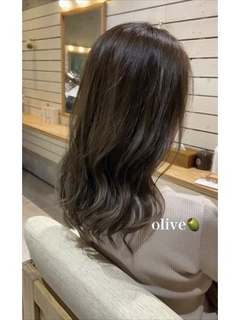 プレイフル(PLAYFUL) ブリーチなしオリーブグレージュ