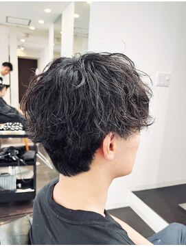 ブライト(BRIGHT) マッシュウルフ　緩め　ツイストスパイラルパーマ