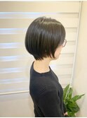 美髪縮毛矯正×まとまり丸みショート