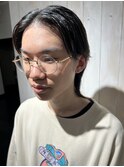 センターパートクラゲ系ウルフ