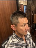 ソフトモヒカン/田町/50代/メンズカット/理容室/髪型/床屋