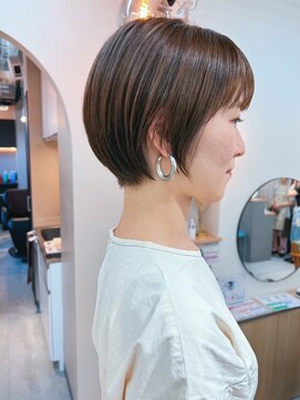 シビバイレボ(CIBI by revo) 地毛風カラー/ナチュラルレイヤーカット/ショートボブ[船橋]