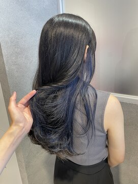 ナチュラル 渋谷店(Natural) インナーカラー／ダブルカラー／発色抜群キラテラブルー
