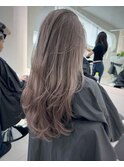 韓国/ハイトーンカラー/ワンホンヘア/レイヤーカット/髪質改善