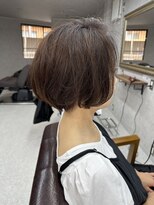 リアン(Lien)&nbsp;ふんわりボリューム！ナチュラルミニボブ/シフォンベージュ