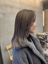 ソルトウォーター(SALT WATER) 細かめハイライト オリーブグレージュ 恵比寿