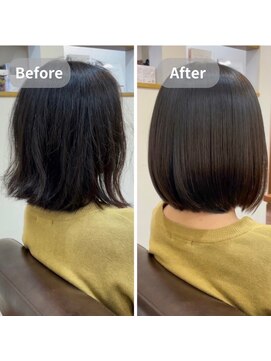 アルベリー ヘアーアンドスパ 浜松上島店(ALBELY hair&spa) ボブの可愛いを約束する縮毛矯正