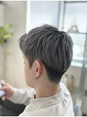 グレージュ/メルティカラー/似合わせカット/ウェーブミディアム