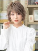 韓国風ショコラアッシュくせ毛ショートh3戸田公園20代30代40代