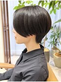 【Snug.銀座】大人クールなセンターパート×前下がりショート