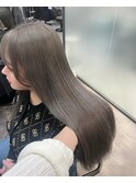 (lilley内堀)グレージュ×艶髪×オリーブグレージュ