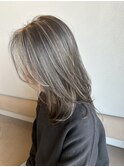 ロングレイヤー/ハイライトカラー