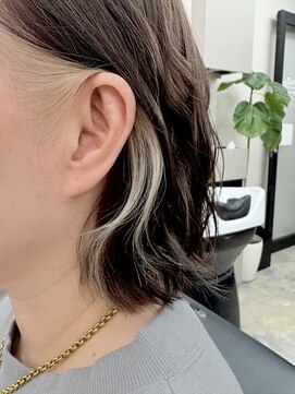 美容室 トゥッカ(tukka) 白髪隠しイヤリングカラー