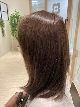 ビーズカラー イオンタウン米沢駅前店 人気の透明感カラー☆N.アッシュブラウン8トーン/6