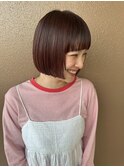 ハニボブレイヤーボブぷつっとボブ＊アプリコットオレンジ