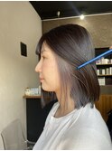 ＊グレージュカラー×インナーカラー×シルバー＊