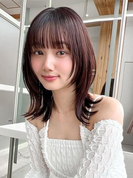 ラルユー 金山(LallYou) 30代小顔に見える！くびれレイヤー × オリーブグレージュ