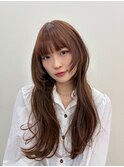 くびれフェイスレイヤーハッシュ姫ヒメカットロングへア20代30代
