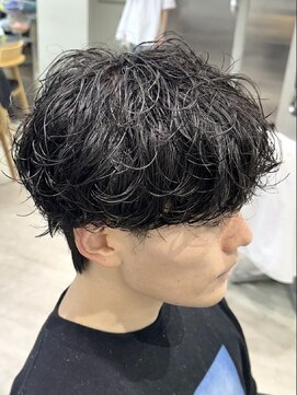 フィフス 大分(fifth) 大分メンズツーブロックレイヤーマッシュ無造作シャドウパーマ