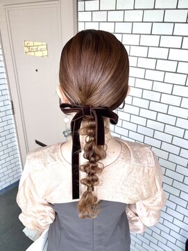 フェリーチェ(Felice) 編みおろし キレイめヘア 参列ヘア お呼ばれヘア お出かけヘア