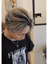 アブルトゥーヘアー(able to hair)&nbsp;メンズバレイヤージュ/ブラックシルバー