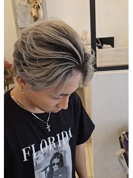 アブルトゥーヘアー(able to hair) メンズバレイヤージュ/ブラックシルバー