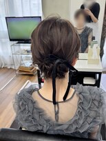 オウン(AUN)&nbsp;ロングボブアレンジ