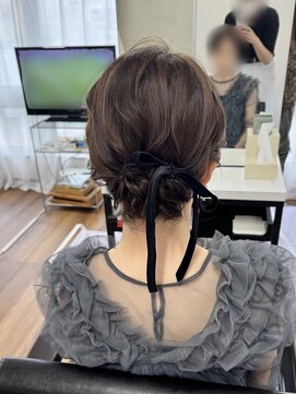 オウン(AUN) ロングボブアレンジ