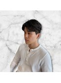 メンズヘア/センターパート