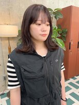 ノエ(noe) 黒髪カタログ/クラゲヘアー/オリーブグレー/栄r22