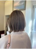 切りっぱなしボブ