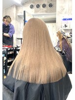 ワンズオゼ 渋谷(ONE's oze) ブリーチ2~3回/ミルクティーカラー/ケアブリーチ