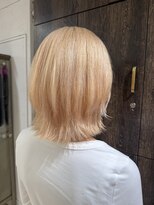 アジールヘア 池袋東口店(agir hair) ブリーチ二回ハイトーンブロンド 池袋ブリーチ池袋カラー