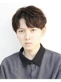 30代40代50代ビジネスマン向け清潔感センターパートパーマ