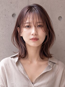 ヘイ 松本店(HEY) 【HEY 松本】くびれレイヤーミディアム×透明感カラー