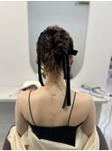 ウエディングヘアセット