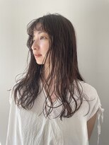 ハウス(HAUS.)&nbsp;横浜レイヤー/ピンクベージュ/アンブレラカラー/前髪/横浜美容室