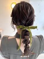 【完全個室サロン】Eleanor spa&treatment 沖縄北谷【11月上旬オープン（予定）】&nbsp;セミロング編み下ろしアレンジ【沖縄北谷】