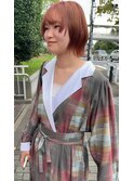 【亀井大旗】マッシュショートウルフレイヤー大人美人20代～60代