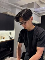 ツネ ヘアアンドヘッドスパ(TsuNE hair&head spa)&nbsp;センターパート　刈り上げセンターパート　センター分け
