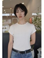 ノイ(noi)&nbsp;顔まわりがすっきり。黒髪ショートカットカラー