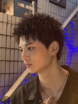 アイトーキョー 下北沢(AI TOKYO) 黒髪アップバングショート