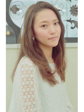 ネオヘアー 曳舟店(NEO Hair) かきあげセミロング☆ベージュアッシュ