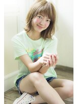 アンアミ オモテサンドウ(Un ami omotesando)&nbsp;【Un ami】《増永剛大》夏のカーキグレージュカラー×愛されロブ