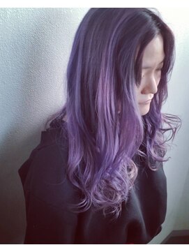 イートンクロップ コオリヤマ(Eton Crop Koriyama) violet×highlight×gradation