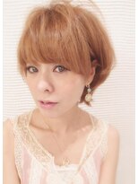 ラムデリカ(LUMDERICA)&nbsp;若く見える髪型と髪色　夏色ハイトーンショート☆