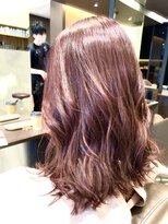 アイフィールアヴェダ 船堀店(i feel AVEDA)&nbsp;【中村】ブリーチなしで☆季節感先取りピンクベージュ