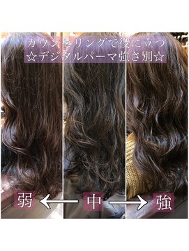 チョビー(Chobii) 表参道 デジタルパーマ フリンジウェーブ 抜け感ヘア 栗原/023