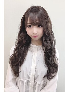 プログレスプラス 垢抜け暗髪カラー☆ノーブルグレージュ★ウェーブ巻き